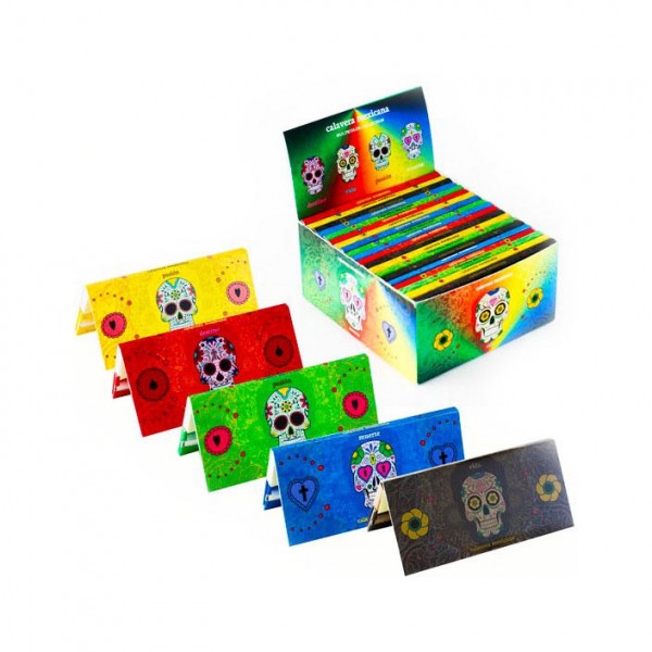 MEXICAN SUGAR SKULLS - cigaretové papírky a filtry