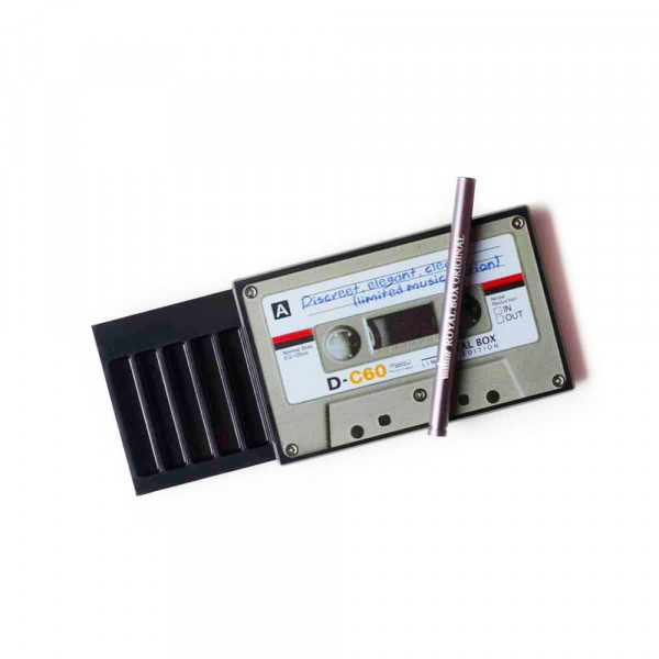 Royal Box Plastic Cassette Black