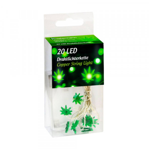 LED světýlka - List marihuany - 20 světýlek