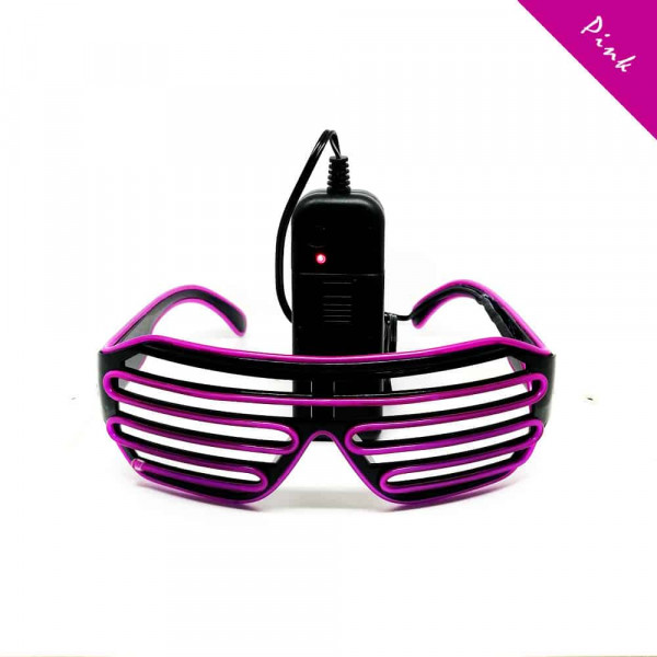 FestX - Svíticí brýle na párty - Růžová