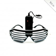 FestX - Svíticí brýle na párty - Bílá