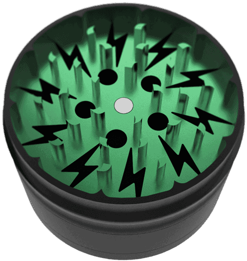 THORINDER drtička - zelená - 62 mm - 4 části THORINDER drtička - zelená - 62 mm - 4 části