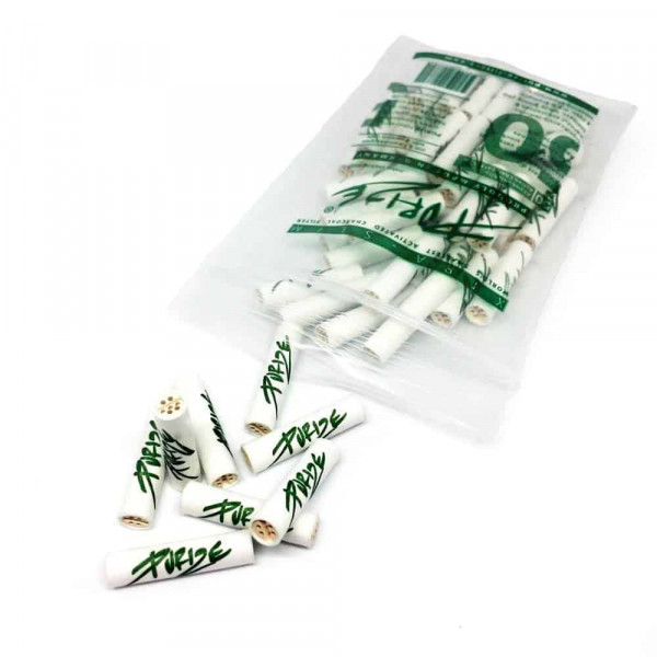 PURIZE - filtry s aktivním uhlím - bílá - extra slim - 50 ks