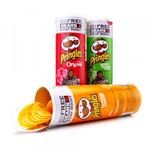 Pringles chipsy - Tajný úložný box