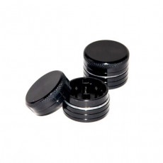 Hliníková CNC Drtička - černá - 2 části - 30mm