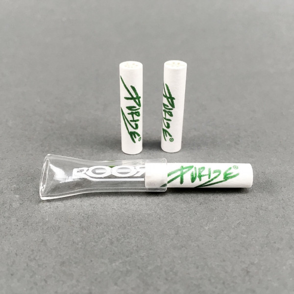 ROOR X PURIZE - Filtr z Borosilikátového skla - Extra Slim - Bílá