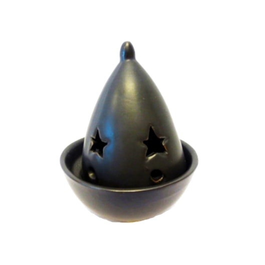 Keramická kadidelnice s pokličkou - hvězda - 10 cm Keramická kadidelnice s pokličkou - hvězda - 10 cm