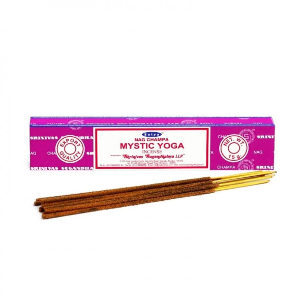 Vonné tyčinky - Nag Champa - Mystic Yoga - 15 g