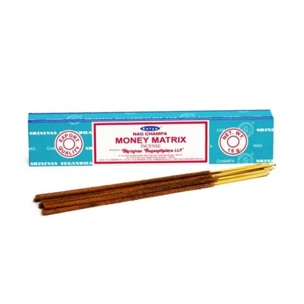 Vonné tyčinky - Nag Champa - Money Matrix - 15 g