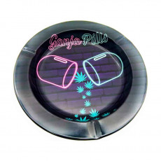 Plechový popelník - Ganja pills