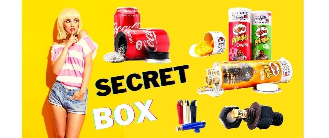 tajné boxy - secret box - tajné předměty