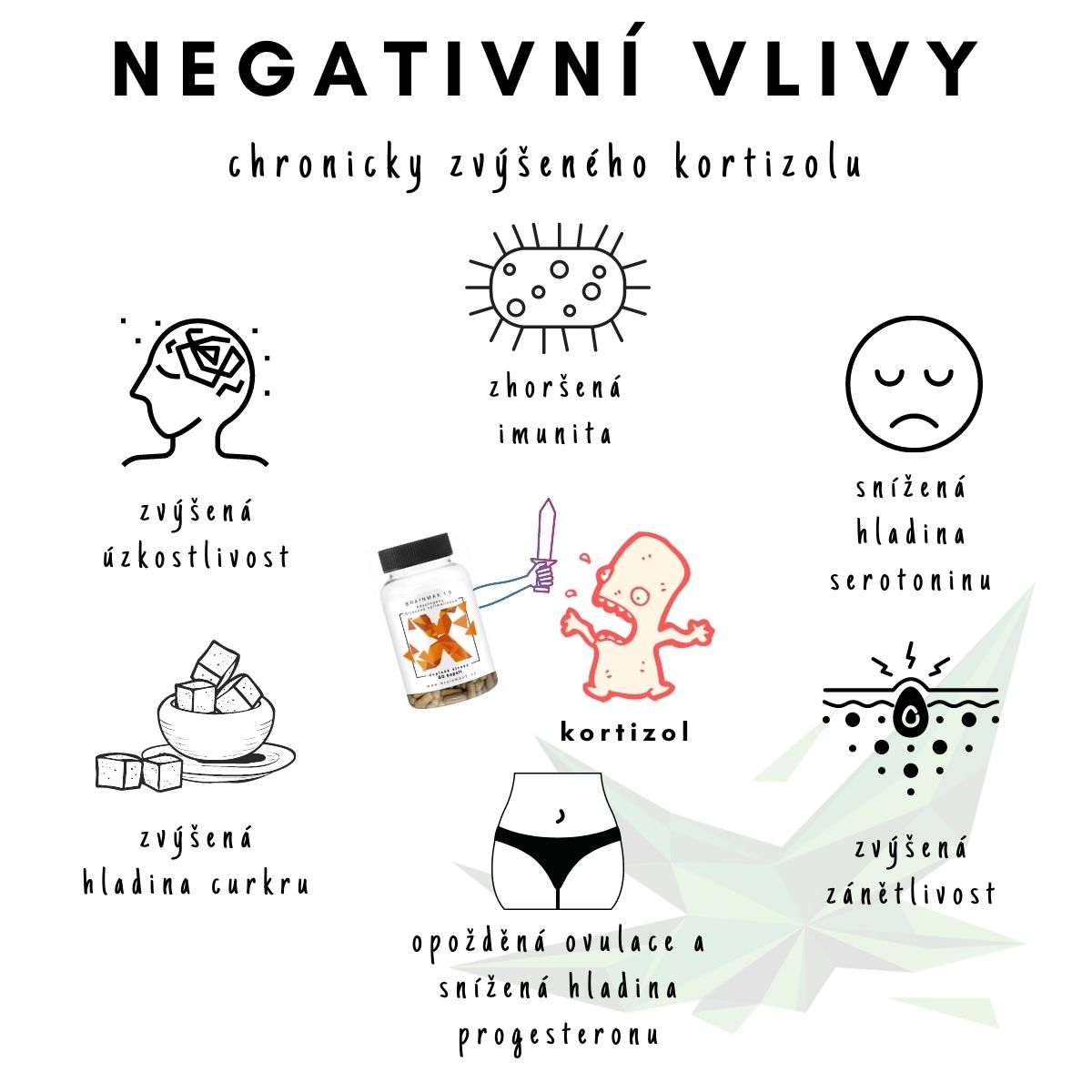 BrainMax - 1.5 Adaptogenic Hegemony - 60 kapslí - Stop únavě!