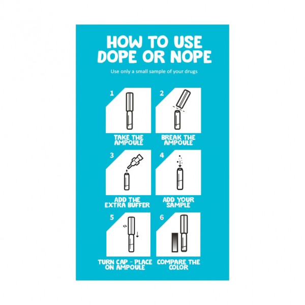 Cocaine Purity Test - Dope or Nope - Drogový test