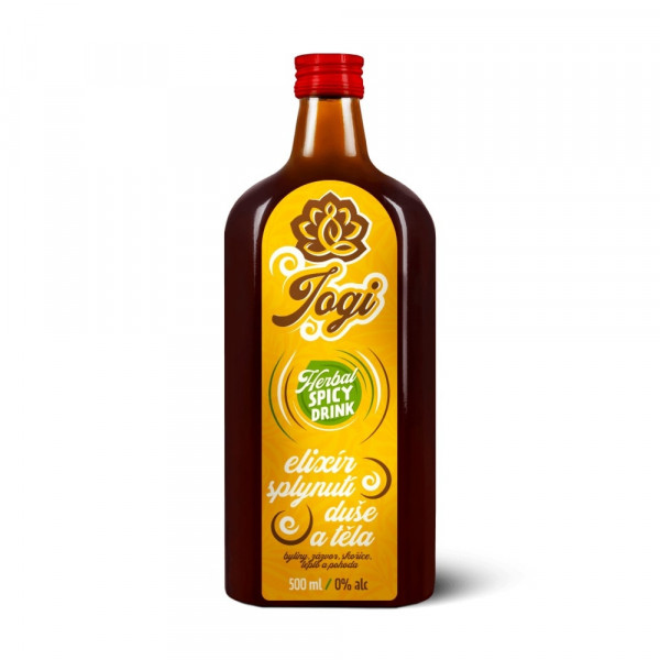 Herbal Spicy - Bylinný nápoj Jogi – 500 ml