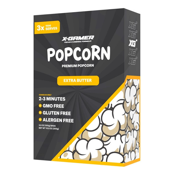 X-Gamer - X-Corn (Popcorn) - Extra máslový - 3 ks