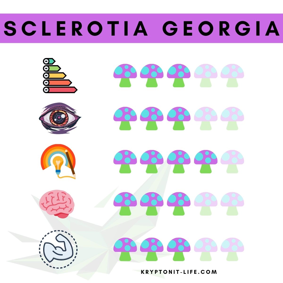 Sclerotia Georgia Spory (Lahvička) - 10 ml