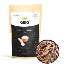 GRIG - Jedlí sušení cvrčci - Sůl