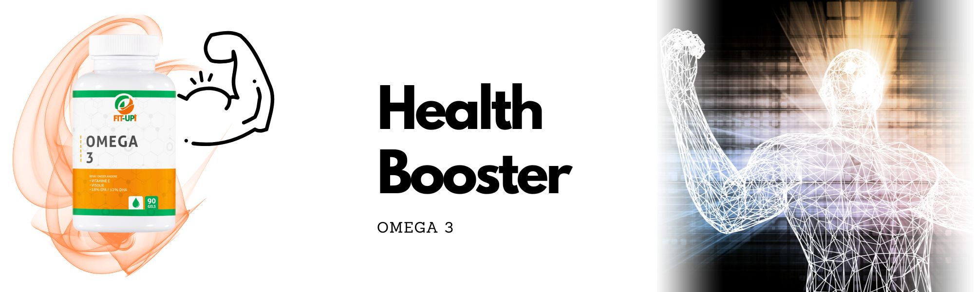 Esenciální Omega 3 | 90 gelových kapslí - Fit-Up