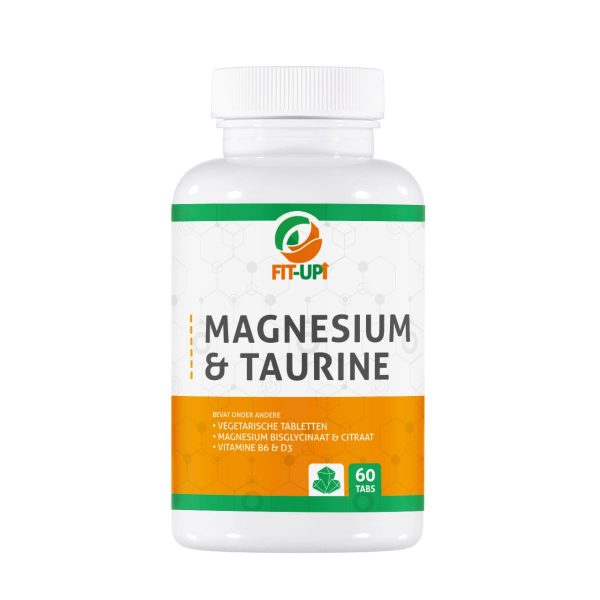 Magnesium & Taurine, B6, D3 | 60 Tabs – Fit-Up Magnesium & Taurine, B6, D3 | 60 Tabs – Fit-Up