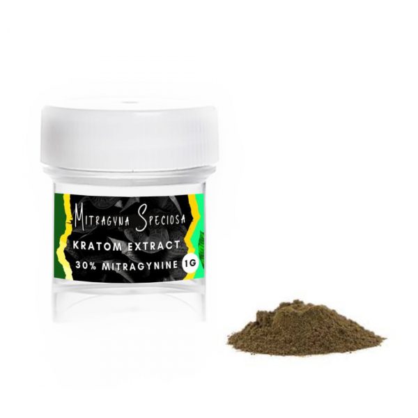 Kratom Extract 30% Mitragynine - 1g