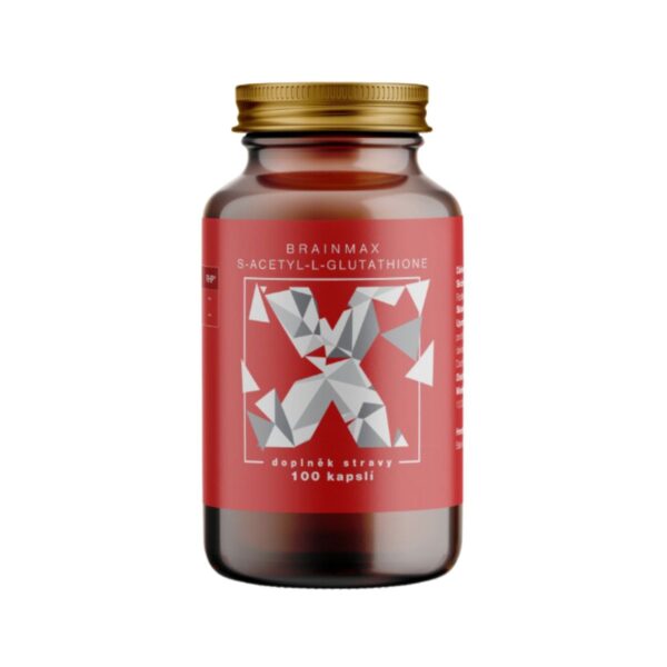 S-Acetyl-L-Glutathione SAG | BrainMax | 100 mg - 100 rostlinných kapslí
