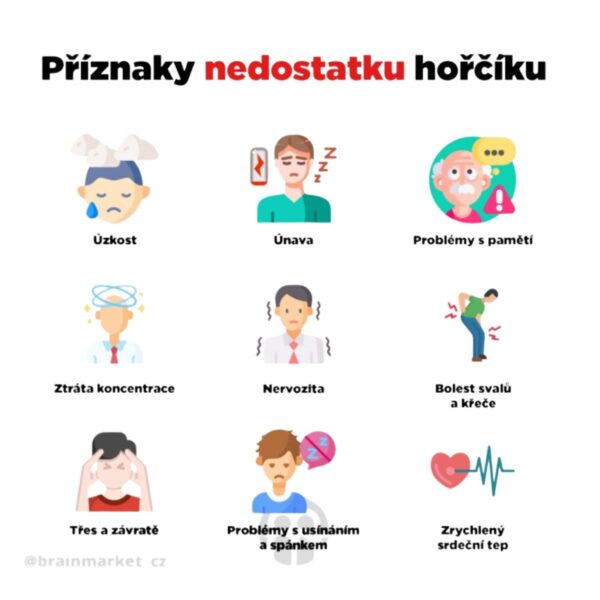 Performance Magnesium® 1000 mg - BrainMax | Hořčík 200 mg + Vitamín B6 P5P - 100 vegan kapslí