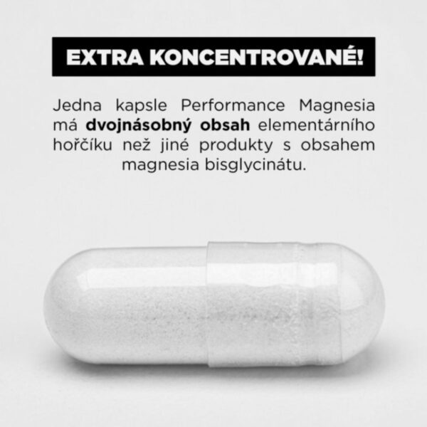 Performance Magnesium® 1000 mg - BrainMax | Hořčík 200 mg + Vitamín B6 P5P - 100 vegan kapslí