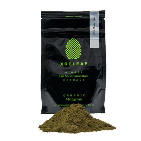 Kratom Extract | XRELEAF | Full Spectrum 20% Mitragynine - 1g