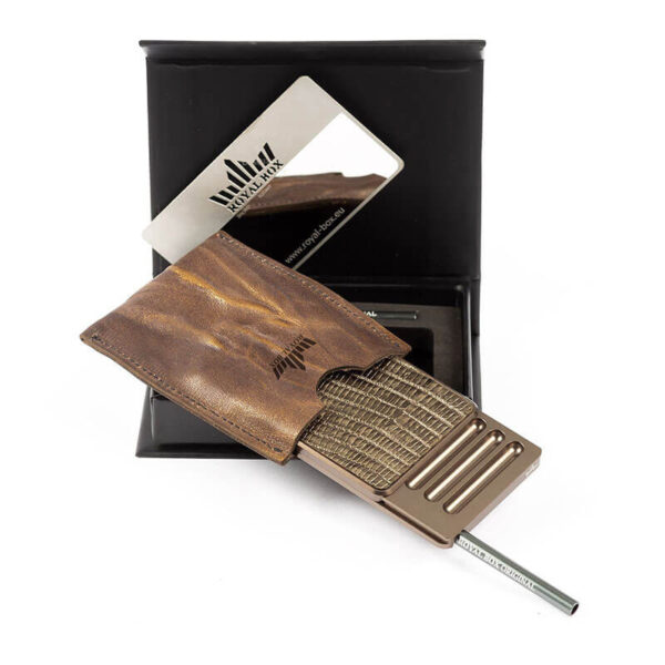 Royal Box Lizard Bronze